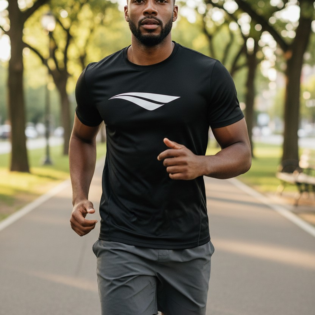 Polera Penalty Logomania Negro 5