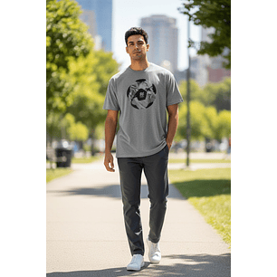Polera Penalty Pelota Gris