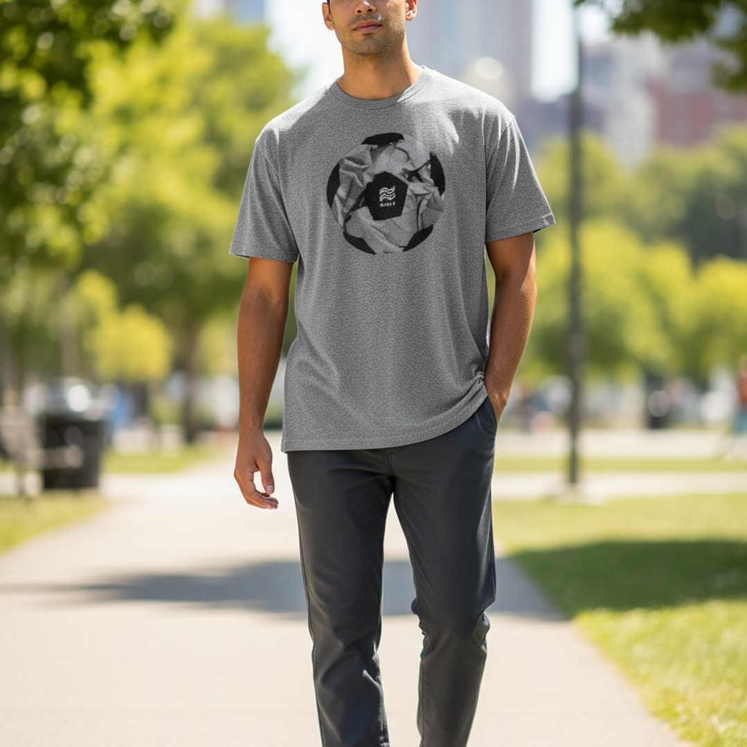 Polera Penalty Pelota Gris 3