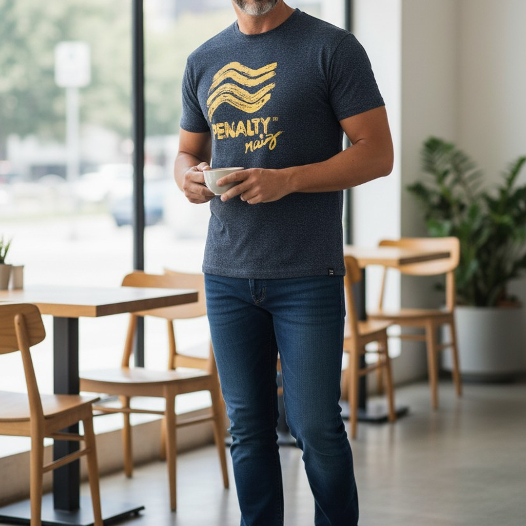 Camiseta Penalty Raiz Brush Azul 2