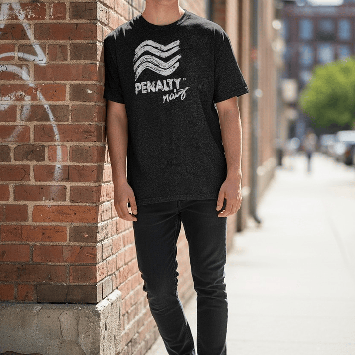 Polera Penalty Raiz Brush Negro 3