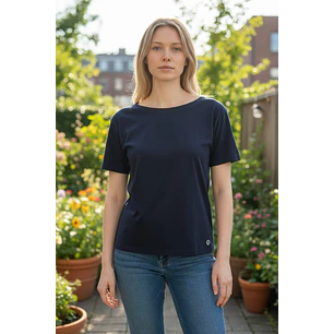 Polera Penalty Raiz Mujer Azul Oscuro
