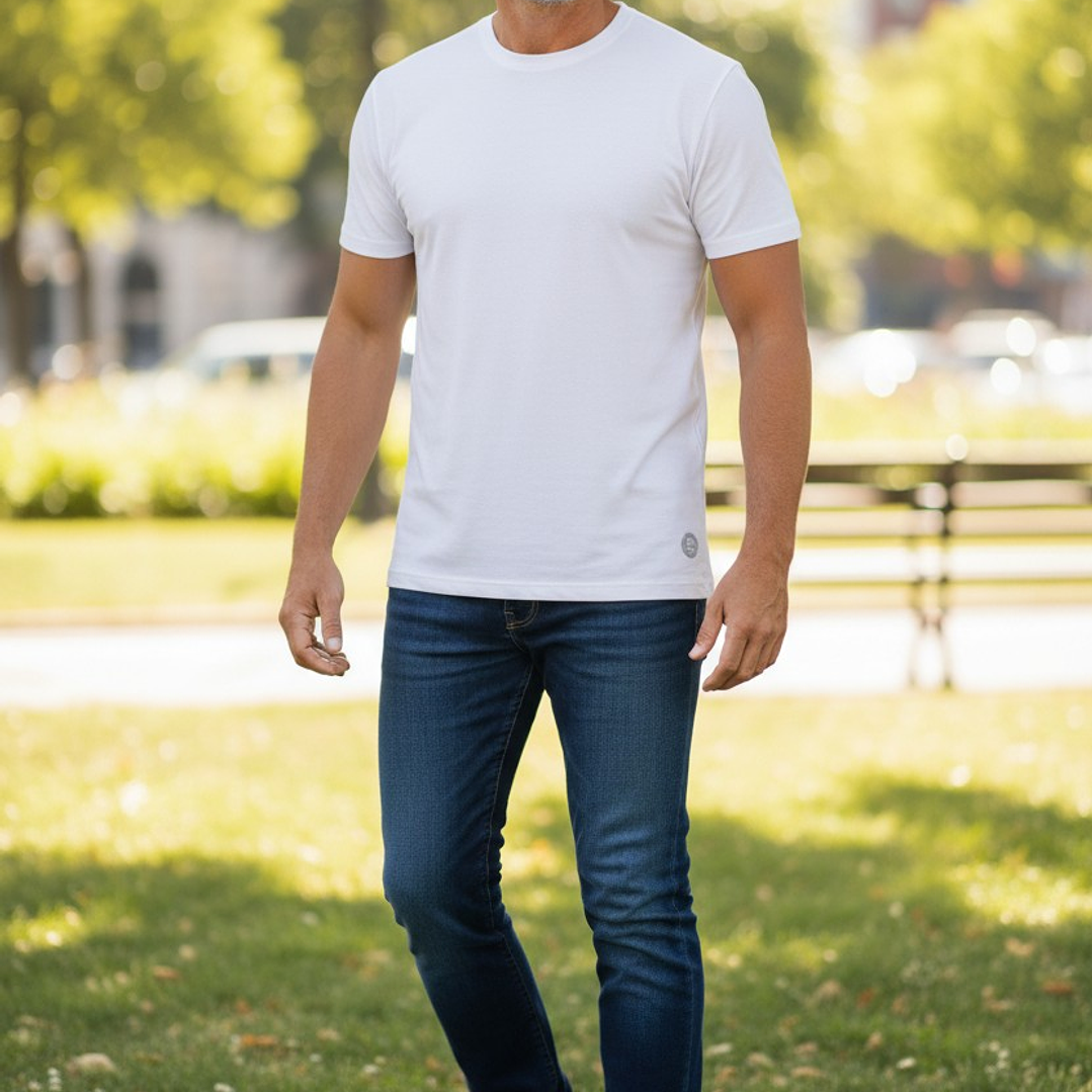 Polera Penalty Raiz Juvenil Blanco 3