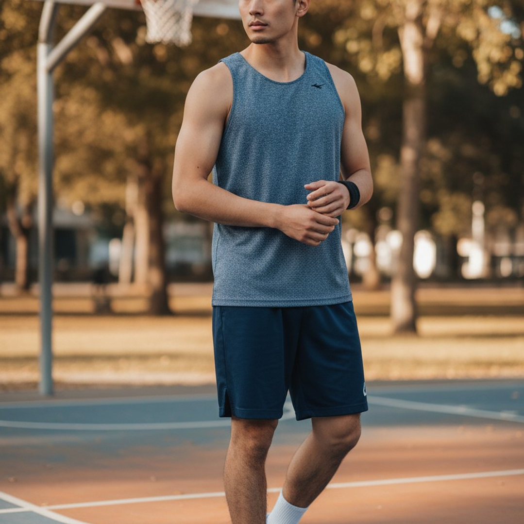 Polera Sin Manga Penalty Duo Gris 2