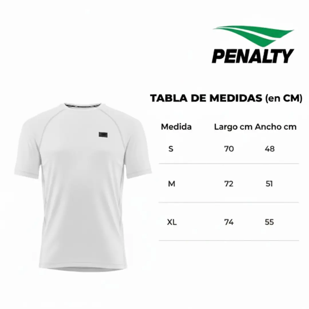Polera Penalty Treino Cume Blanca 4