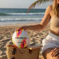 Balón de Voleyball Penalty Soft XXIII Blanco/Rosado - Miniatura 4