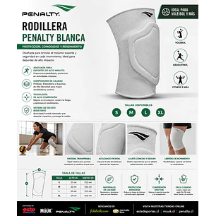 Rodillera Penalty Indoor Negra
