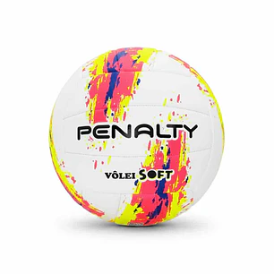 Balón de Voleyball Penalty Soft XXIII Blanco/Rosado