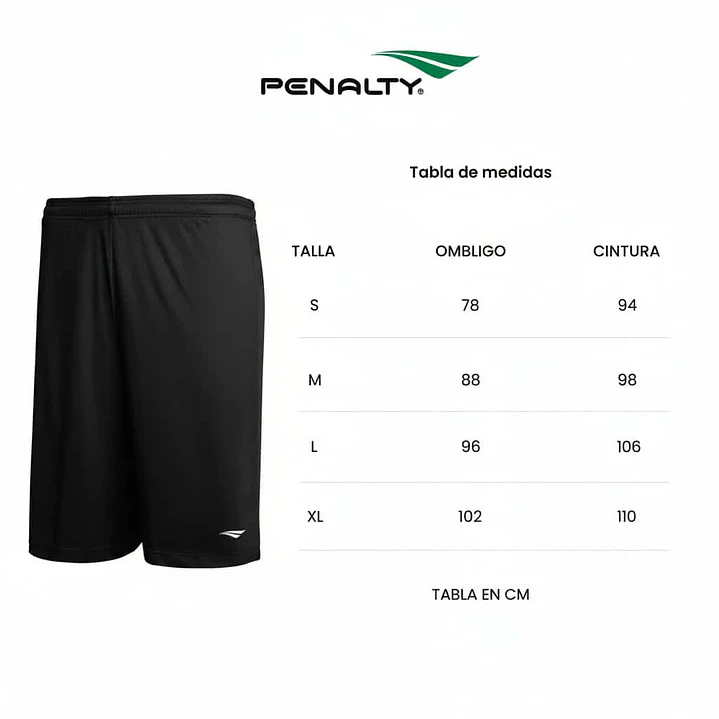 Short Penalty X 309 Negro 4