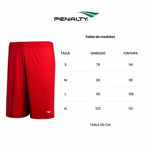Short Penalty X 309 Rojo