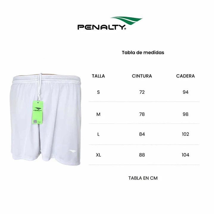 Short Penalty X 321 Femenino Blanco 4