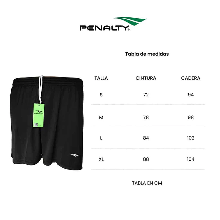Short Penalty X 321 Femenino Negro 4