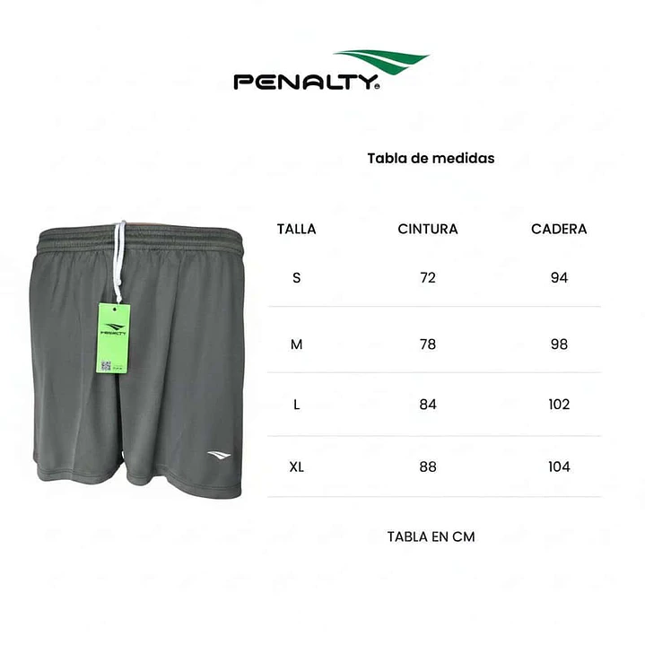 Short Penalty Energy 609 C/Bolsillo Gris 4