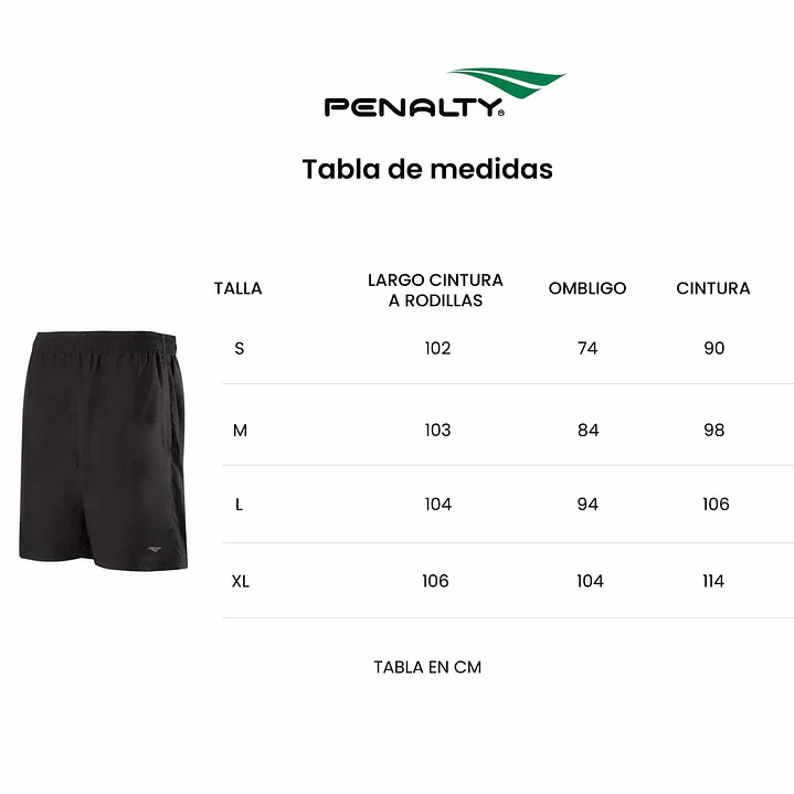 Short Penalty Energy 609 C/Bolsillo Negro 5