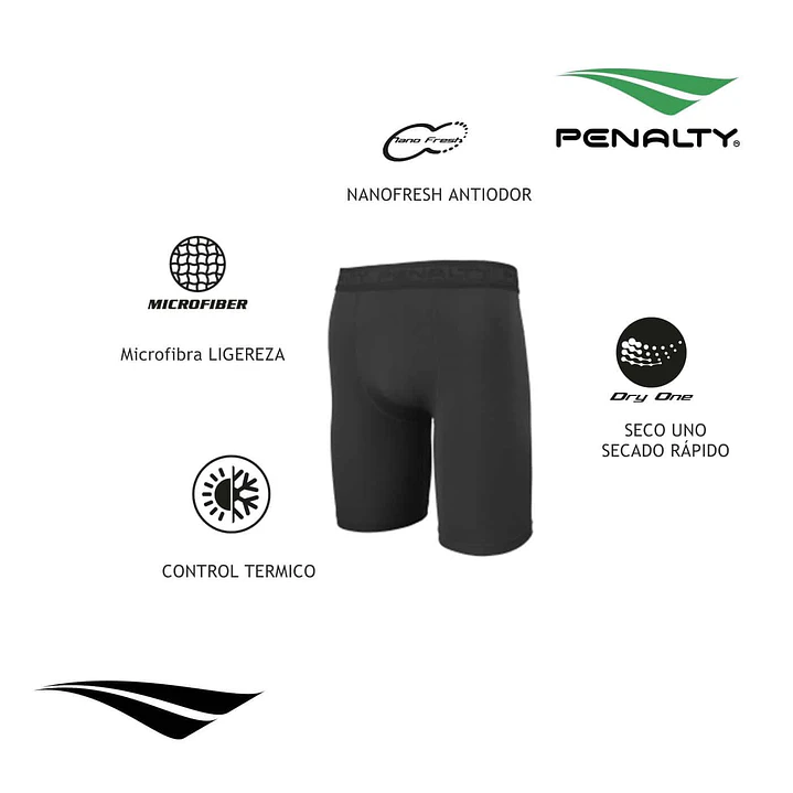 Calza Corta Penalty Flat Azul Rey 4