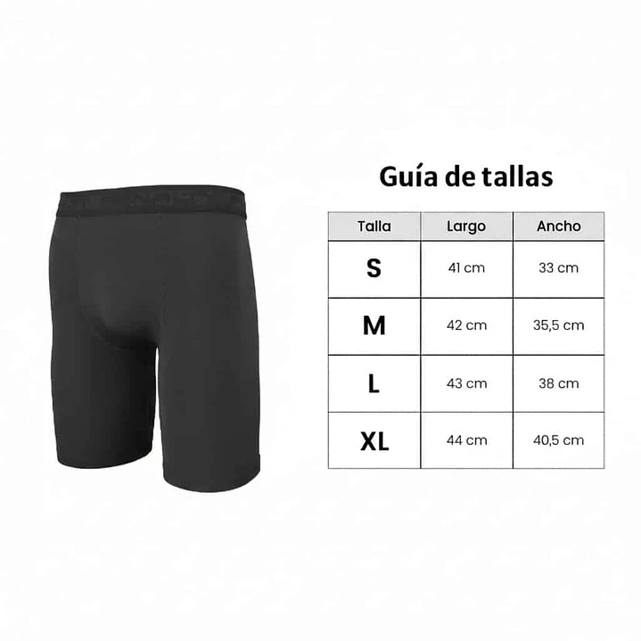 Calza Short Deportiva Penalty Skin S/Bolsillo Negro 5