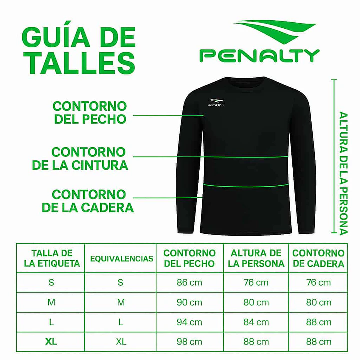 Primera Capa Skin Térmica Penalty ML 075 Negro 7