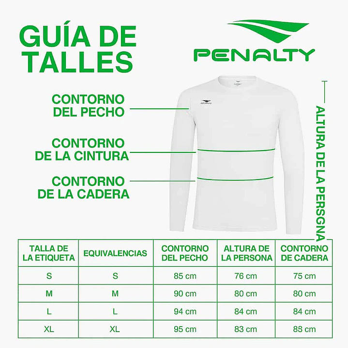 Primera Capa Skin Térmica Penalty ML 075 Blanca 6