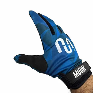 Guante de Ciclismo Multisport Touch Muuk Negro/Azul