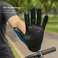 Guantes de Ciclismo Multisport Touch Negro/Gris - Miniatura 3