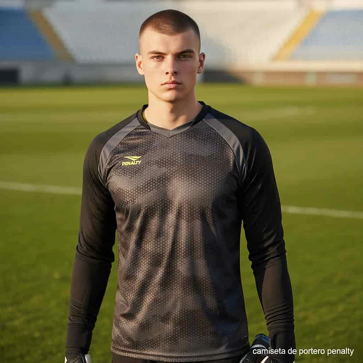 Camiseta de Portero Penalty Delta ML 126 Negro 3