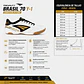 Zapato de Futsal Penalty Brasil 70 Y-1 Blanco - Miniatura 7