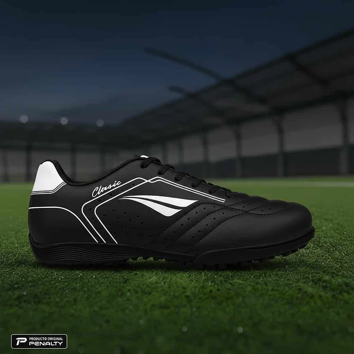 Zapato de Futbolito Penalty Classic Y-1 Negro 8