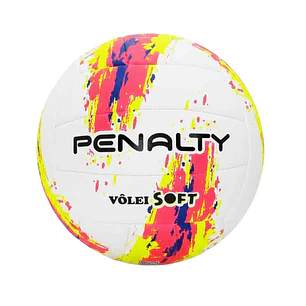 Balón de Vóleibol Penalty Soft XXIII Blanco/Rosado