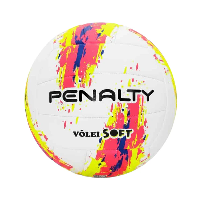 Balón de Vóleibol Penalty Soft XXIII Blanco/Rosado 1