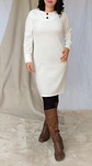Vestido de lanilla blanco - Miniatura 4