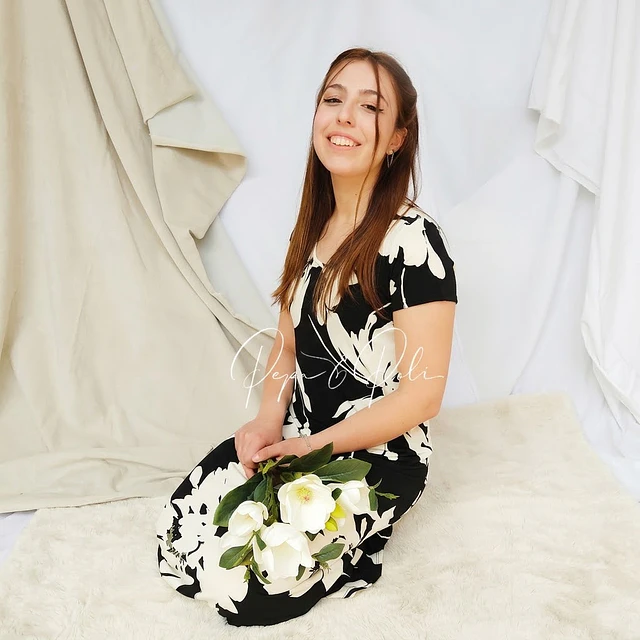 Maxi vestido flores
