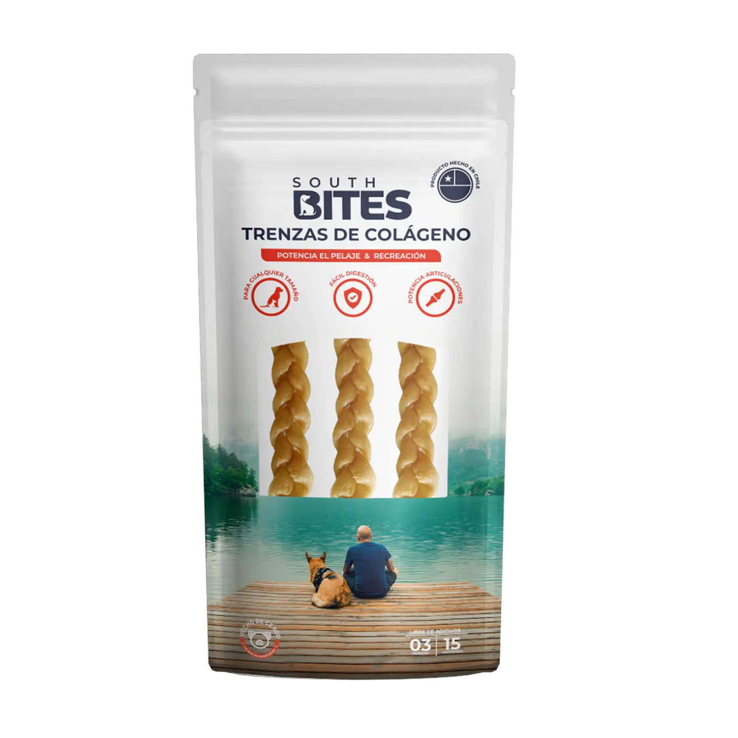 Trenzas de colágeno (3 unidades) - South Bites  1