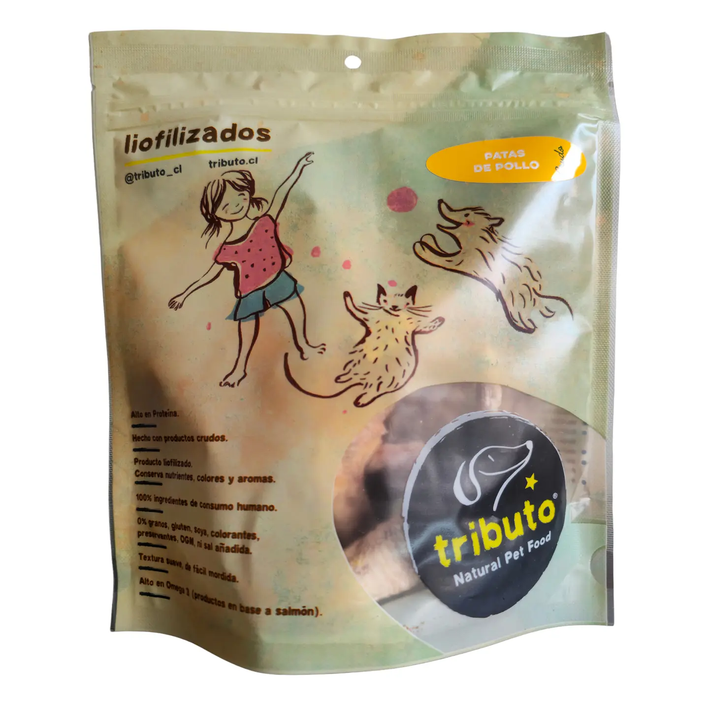 Patas de pollo 100 g Snack natural TRIBUTO 2