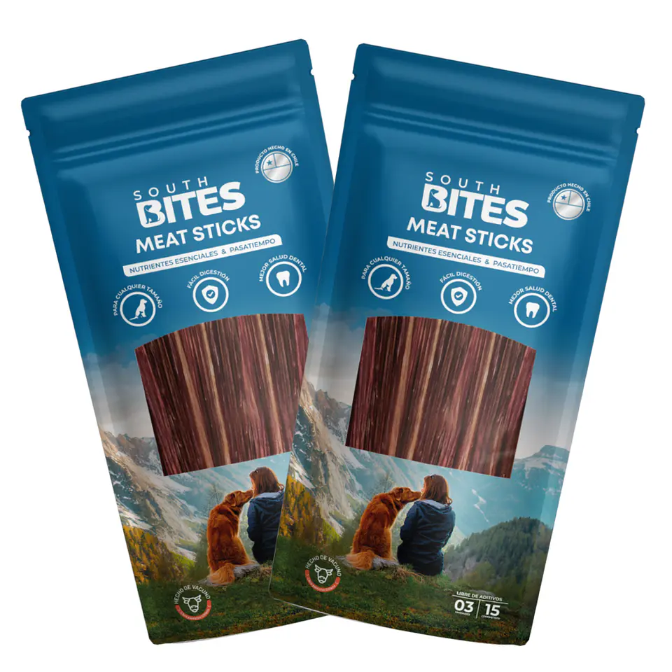 Meat sticks Pack x 2 (Esófagos de vacuno SOUTH BITES) 1