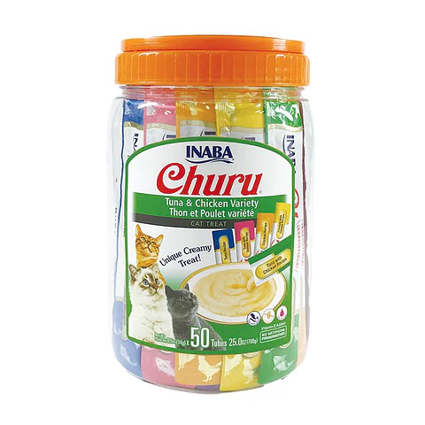 Churu GATOS x 50 Tubos Atún-pollo