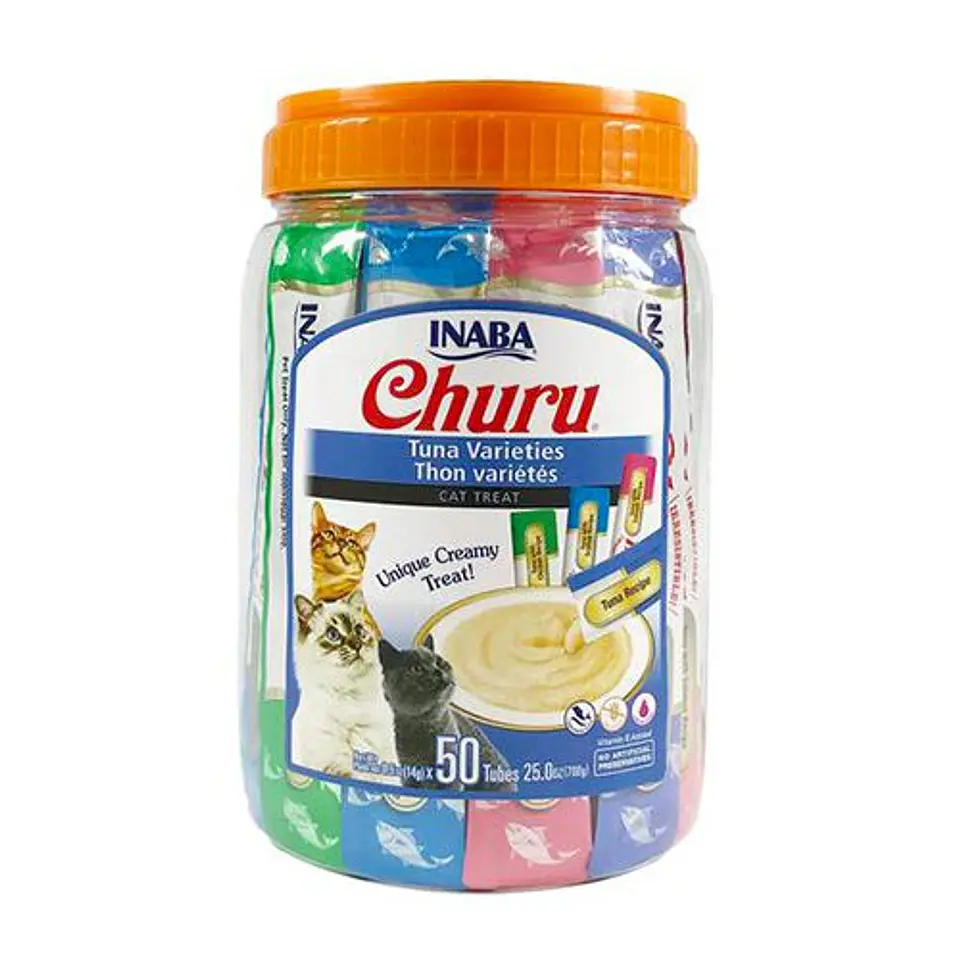 Churu GATOS 50 Tubos Variedades con atún 1