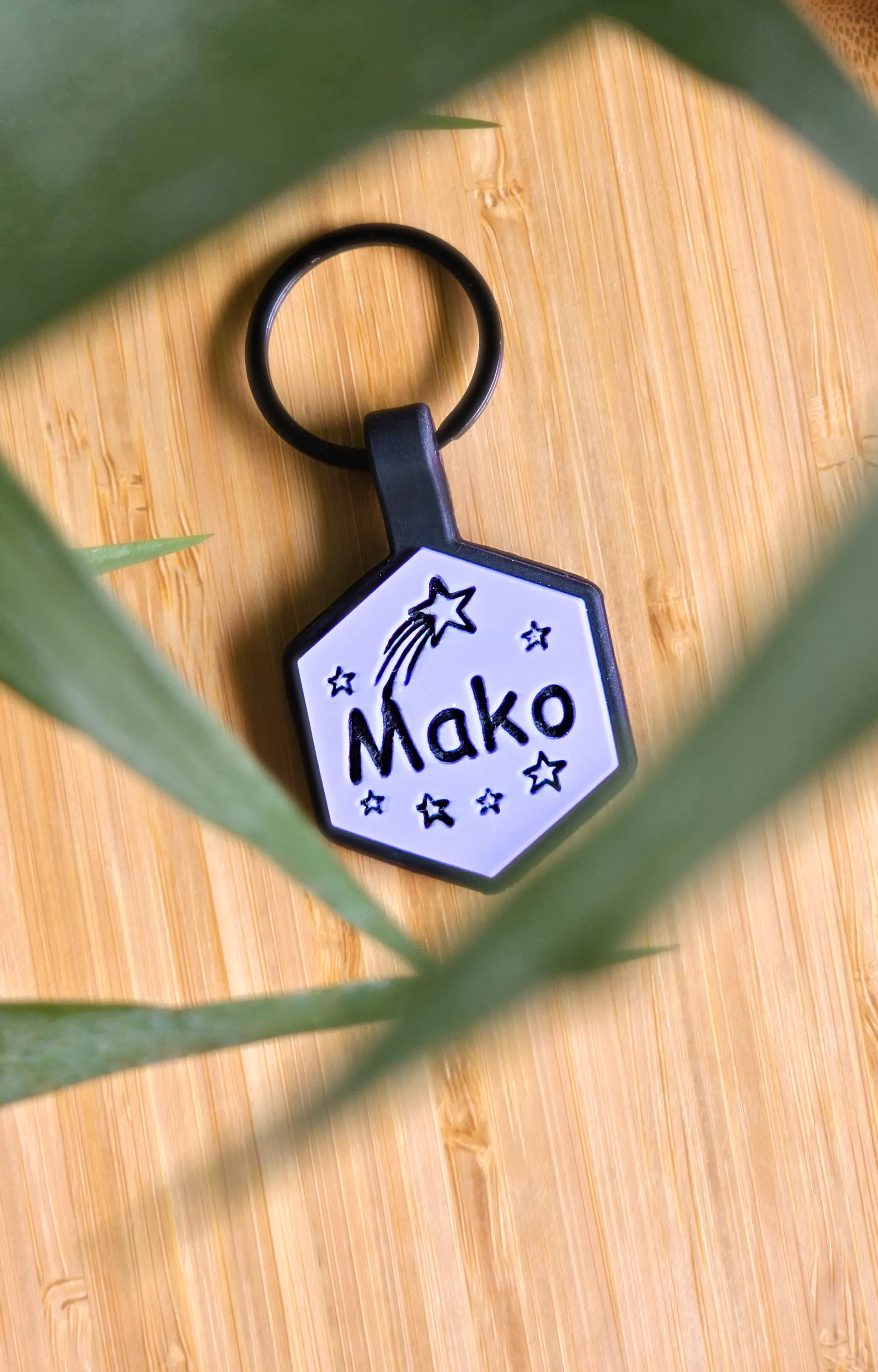 Hexágonos (3 cm) Placa de identificación de mascotas 20