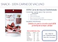 Chips carne de VACUNO 40 g PATAGON RAW - Miniatura 2
