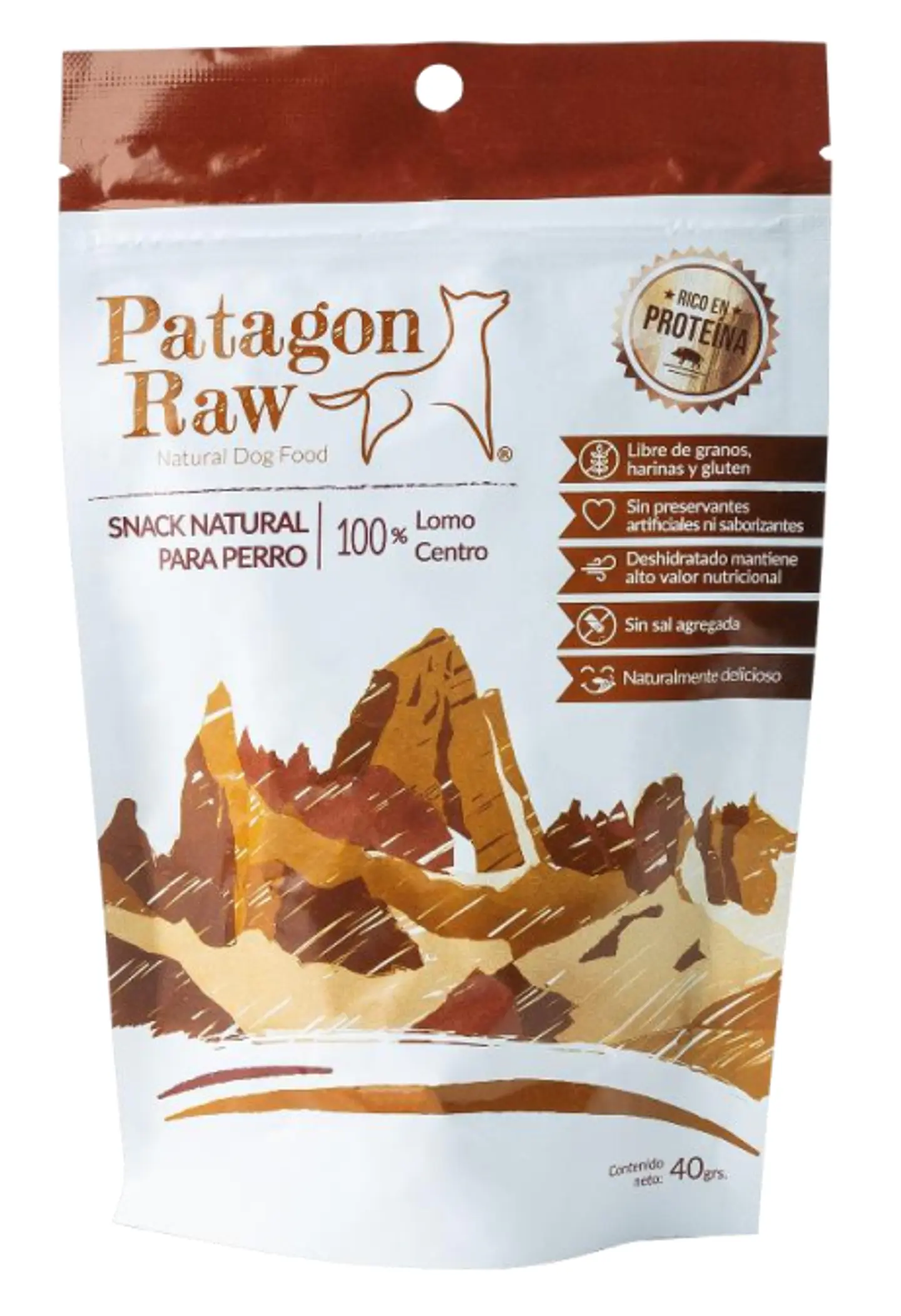Chips LOMO DE CERDO 40 g PATAGON RAW 1