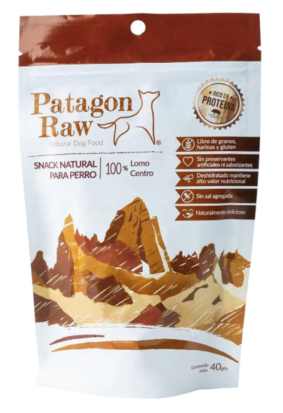 Chips LOMO DE CERDO 40 g PATAGON RAW 1