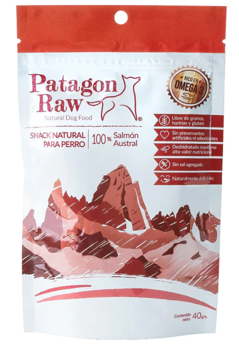 Chips de SALMÓN AUSTRAL 40 g PATAGON RAW