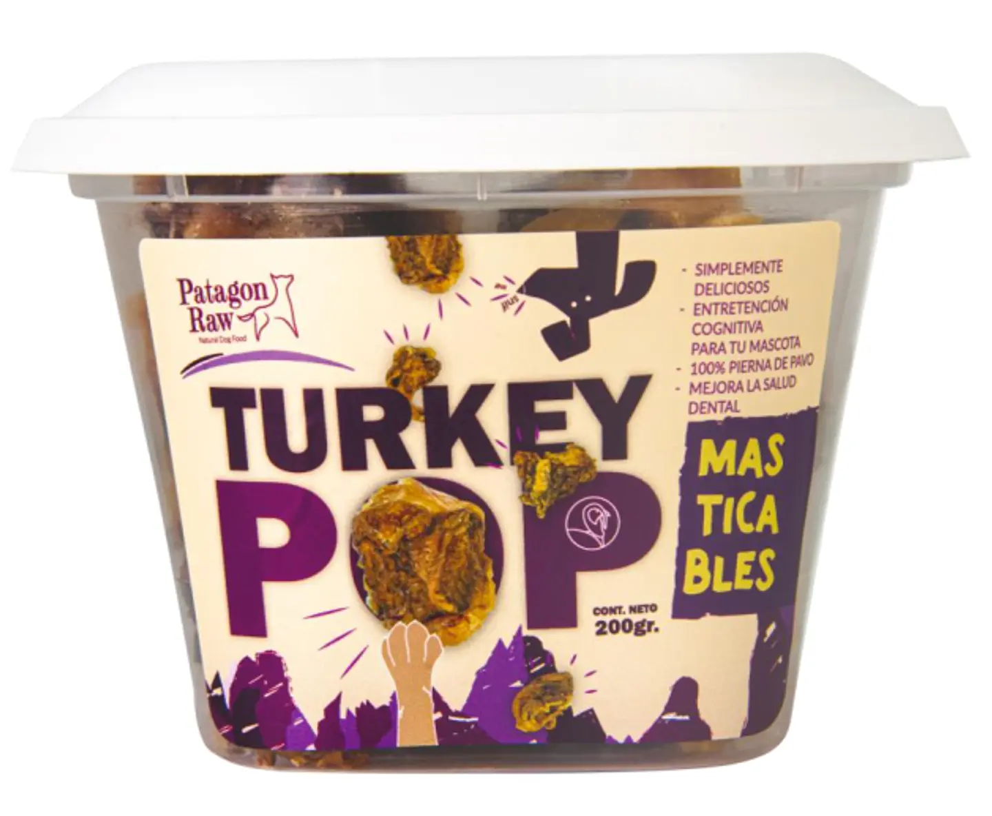 Pops de PAVO 160 g PATAGON RAW 1