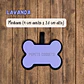 Huesitos (4 cm) Placa de identificación de mascotas - Miniatura 17