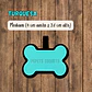 Huesitos (4 cm) Placa de identificación de mascotas - Miniatura 18