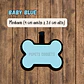 Huesitos (4 cm) Placa de identificación de mascotas - Miniatura 19