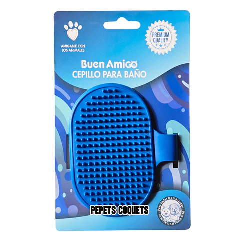 Cepillo de silicona para baño