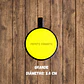 Redonda (3.4 cm) Placa de identificación de mascotas - Miniatura 12