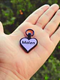 Corazón (3 cm) Placa de identificación de mascotas - Miniatura 5