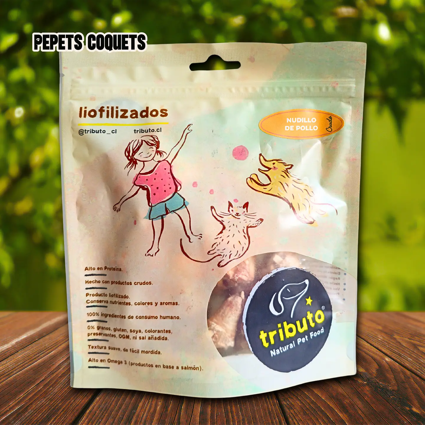 Nudillos de pollo 100 g Snack natural TRIBUTO 1