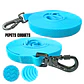Correa impermeable 5 m largo x 2 cm ancho con mosquetón de seguridad, Biothane-PVC - Miniatura 3